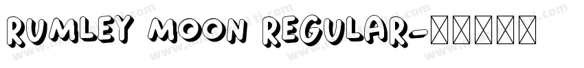 Rumley Moon Regular字体转换